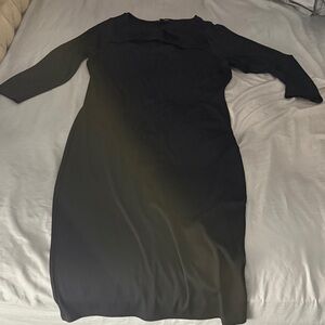 Lane Bryant Elegant Black Long Sleeve Dress